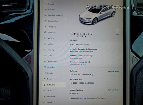 5YJSA1E20JF280706 2018 TESLA MODEL Белый Вид задних сидений
