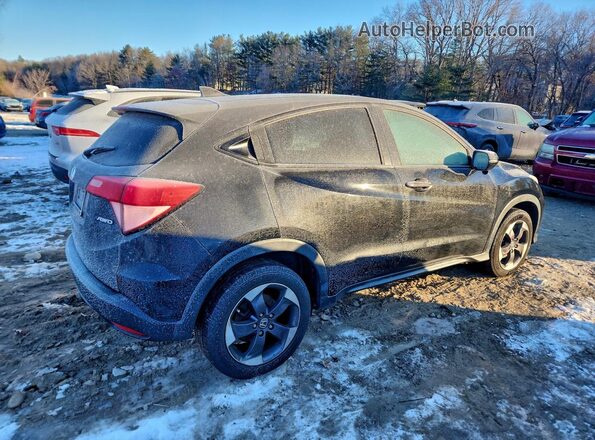 3CZRU6H50JM716498 2018 HONDA HR-V Черный Передняя правая четверть
