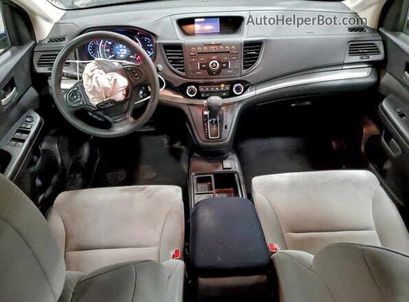 5J6RM4H33GL017086 2016 HONDA CRV Gray Widok zestawu wskaźników