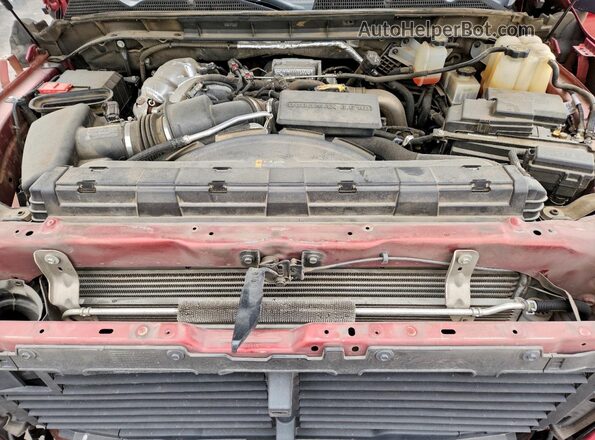 1GT49REY8NF268602 2022 GMC SIERRA Темно-бордовый Вид подкапотного пространства
