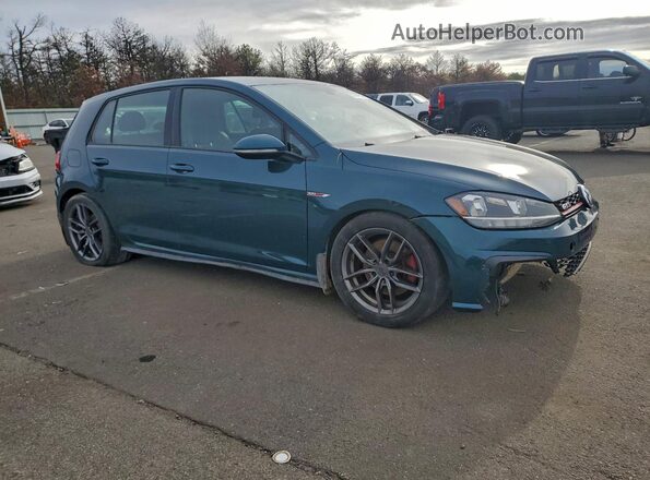 3VW447AU2JM261593 2018 VOLKSWAGEN GTI Green Vista frontal