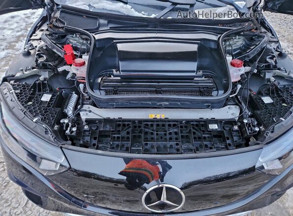 W1KEG2BB8PF014172 2023 MERCEDES-BENZ EQE Black Vista del compartimento del motor