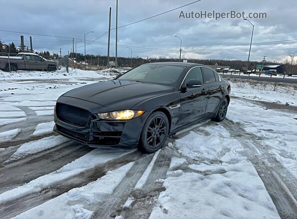 SAJAJ4FX3JCP38714 2018 JAGUAR XF Черный Задняя правая четверть