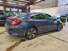 2016 Honda Civic Exl Серый vin: 19XFC1F7XGE033259