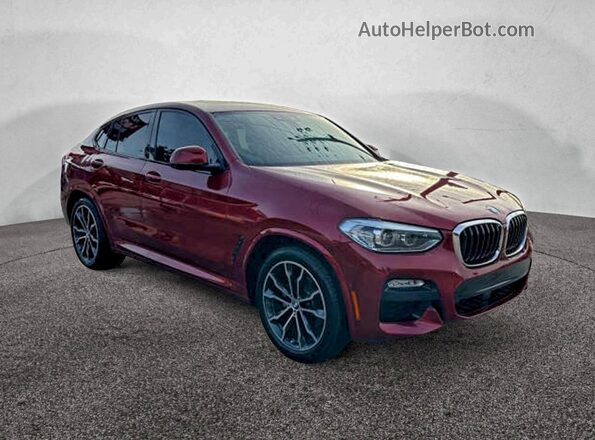 5UXUJ3C50KLG52904 2019 BMW X4 Red Задня ліва чверть
