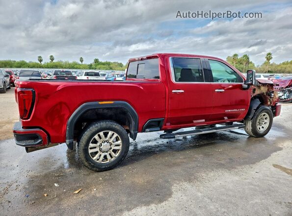 1GT49REY8NF268602 2022 GMC SIERRA Темно-бордовый Передняя правая четверть