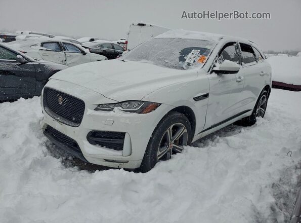 SADCL2GX0JA287939 2018 JAGUAR F-PACE White Задня ліва чверть