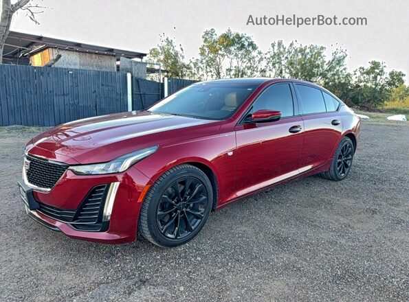 1G6DN5RK7L0139750 2020 CADILLAC CT5 Бордовый Задняя правая четверть