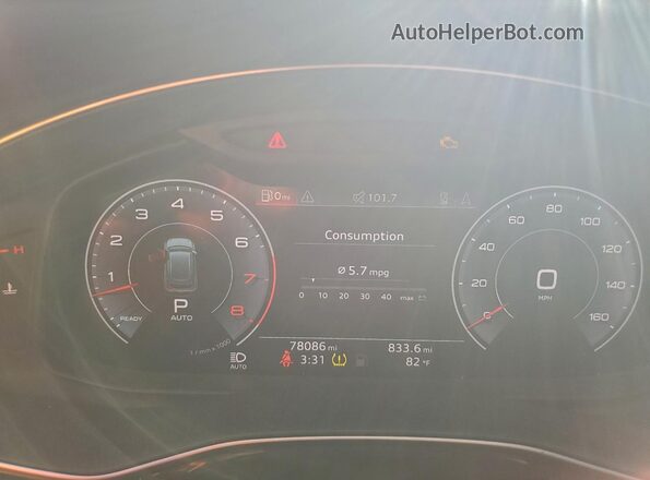 WA1FVAF10LD014411 2020 AUDI Q8 Черный Вид задних сидений