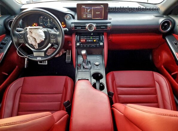 JTHGZ1B24M5042879 2021 LEXUS IS 350 F S Серебряный Вид щитка приборов