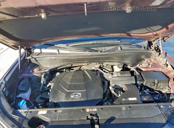 KM8R24GE1PU522631 2023 HYUNDAI PALISADE Бордовый Вид наклейки с VIN-кодом