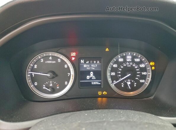 5NPE24AF3JH714171 2018 HYUNDAI SONATA Серый Вид задних сидений