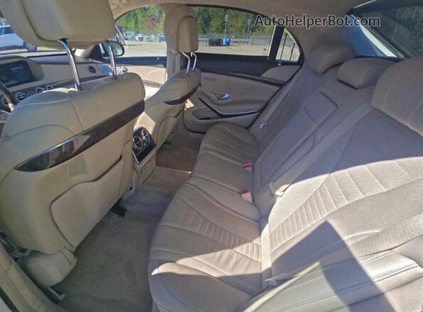WDDUG8DB7JA376414 2018 MERCEDES-BENZ S Белый Вид салона спереди