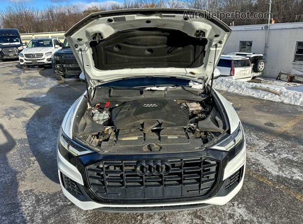 WA1AVAF10LD017366 2020 AUDI Q8 Белый Вид сзади