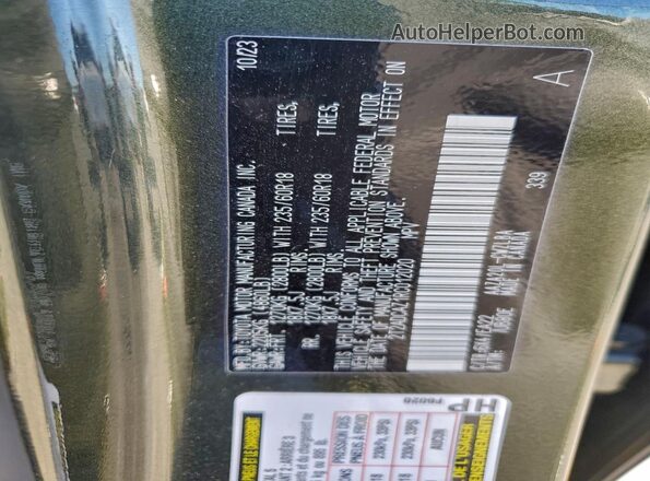 2T2ADCAZ1RC012020 2024 LEXUS NX 250 BAS Green Widok wnętrza 360 stopni