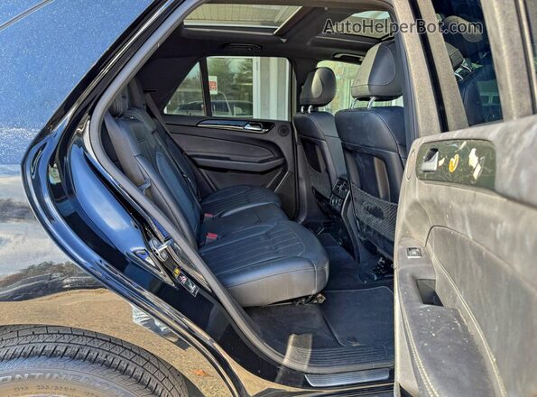 4JGDA5GBXKB214628 2019 MERCEDES-BENZ GLE Черный Вид салона спереди
