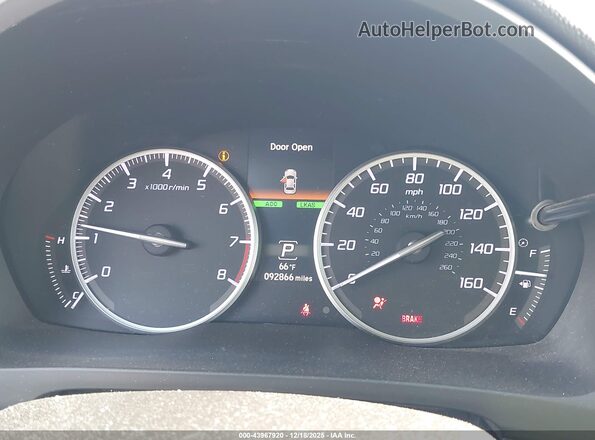 19UDE2F7XKA004896 2019 ACURA ILX Черный Вид задних сидений