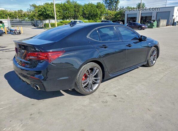 19UUB1F63KA004782 2019 ACURA TLX Черный Задняя правая четверть