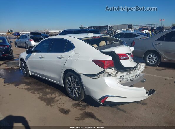 19UUB2F3XJA003395 2018 ACURA TLX Белый Задняя левая четверть