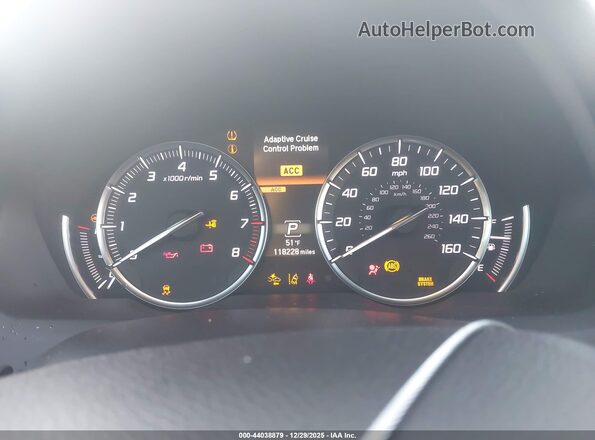19UUB2F55JA008523 2018 ACURA TLX Черный Вид задних сидений