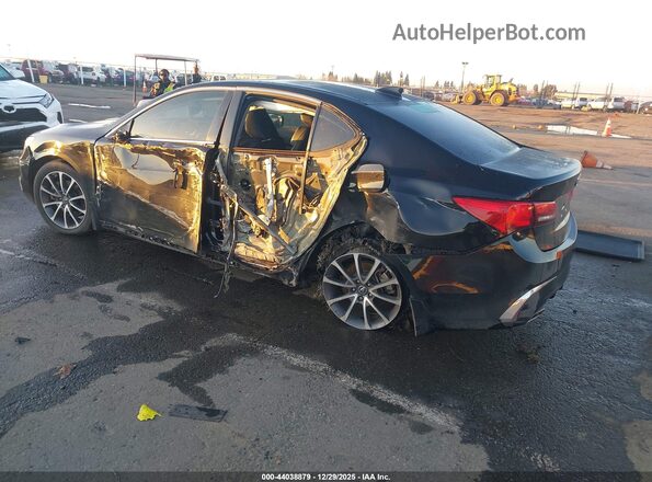 19UUB2F55JA008523 2018 ACURA TLX Черный Задняя левая четверть