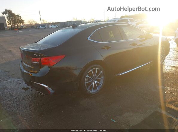 19UUB2F55JA008523 2018 ACURA TLX Черный Задняя правая четверть