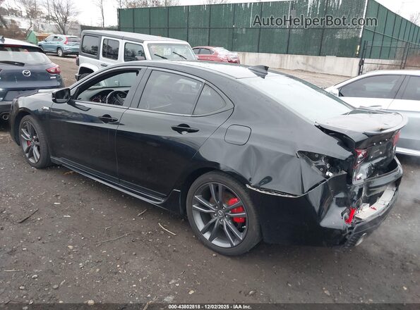 19UUB2F6XJA013449 2018 ACURA TLX Черный Задняя левая четверть