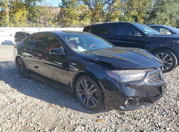 19UUB3F62KA004039 2019 ACURA TLX Черный Передняя правая четверть
