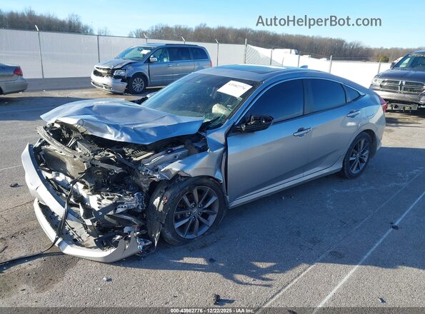 19XFC1F34ME010214 2021 HONDA CIVIC Серебряный Передняя левая четверть