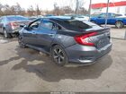 2017 Honda Civic Touring Серый vin: 19XFC1F94HE012412