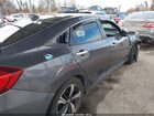 2017 Honda Civic Touring Серый vin: 19XFC1F94HE012412