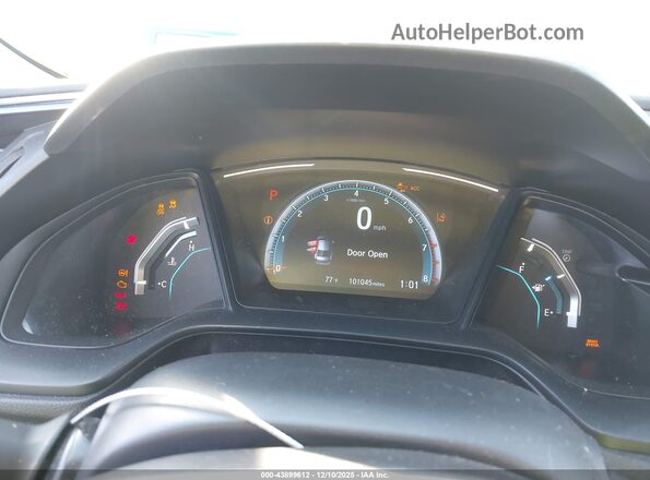 19XFC2F67KE044936 2019 HONDA CIVIC Black Widok tylnych siedzeń