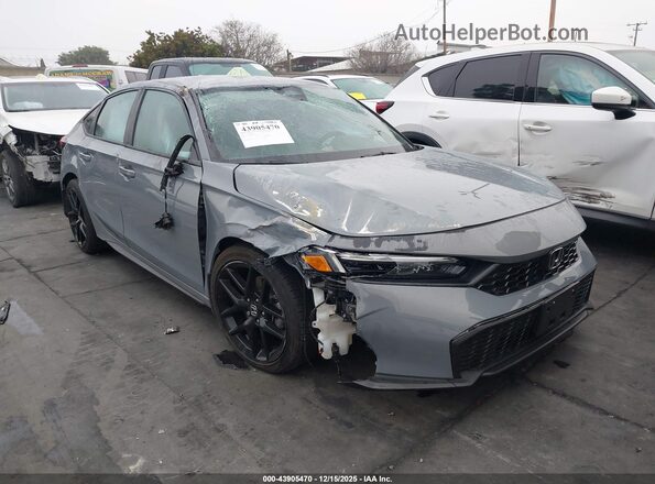 19XFL2H80SE005104 2025 HONDA CIVIC SEDAN Серый Передняя правая четверть