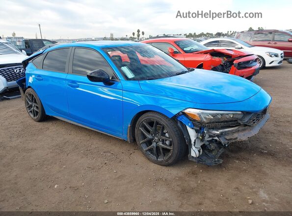 19XFL2H87SE015256 2025 HONDA CIVIC SEDAN Синий Передняя правая четверть
