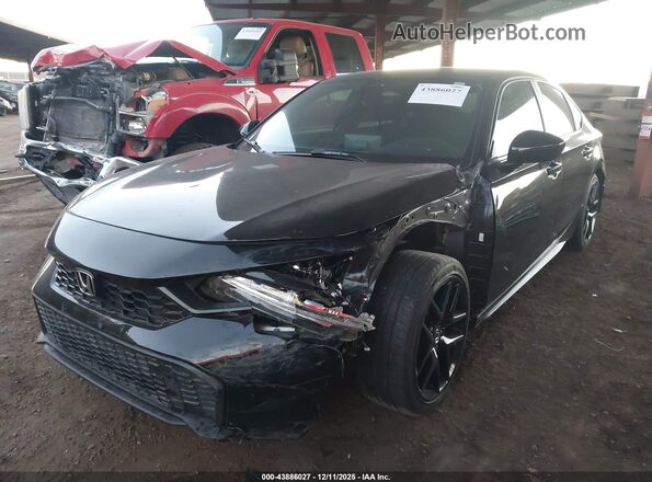 19XFL2H89SE019339 2025 HONDA CIVIC SEDAN Черный Вид спереди