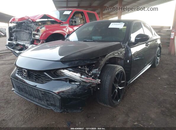 19XFL2H89SE019339 2025 HONDA CIVIC SEDAN Черный Передняя левая четверть