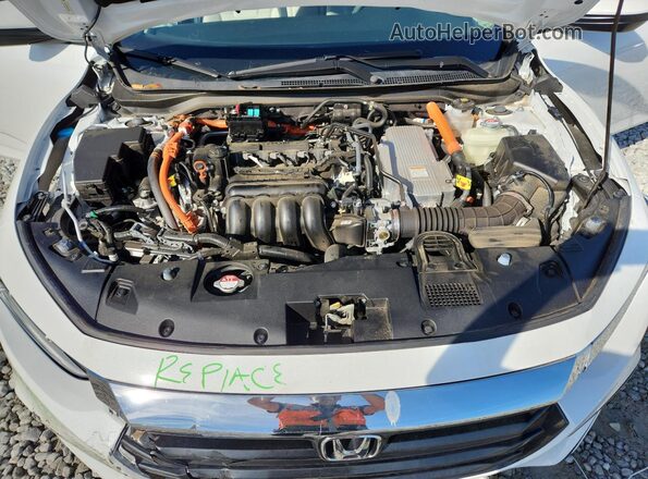 19XZE4F56NE016429 2022 HONDA INSIGHT Белый Вид задней части салона