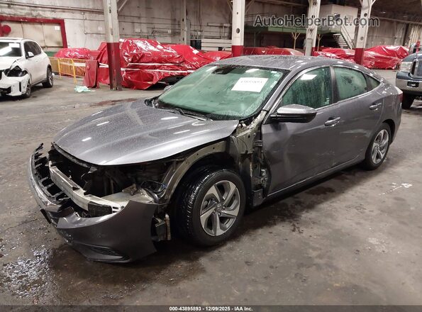 19XZE4F59LE014185 2020 HONDA INSIGHT Серый Передняя левая четверть