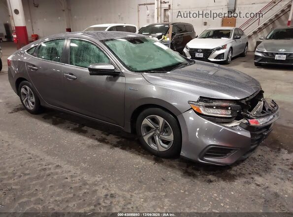 19XZE4F59LE014185 2020 HONDA INSIGHT Серый Передняя правая четверть