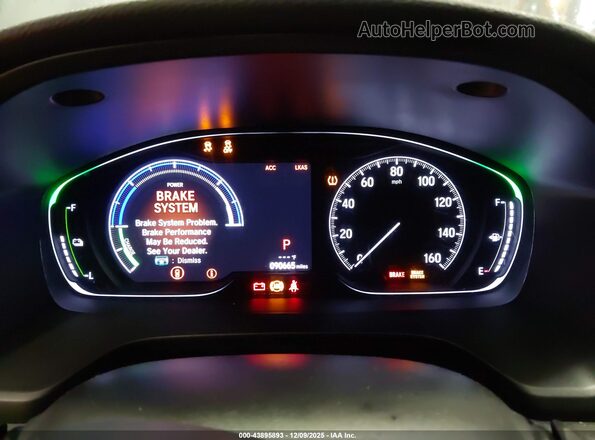 19XZE4F59LE014185 2020 HONDA INSIGHT Серый Вид задних сидений