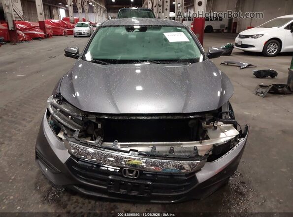 19XZE4F59LE014185 2020 HONDA INSIGHT Серый Вид задней части салона