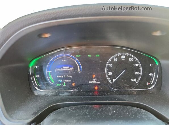 19XZE4F97ME006008 2021 HONDA INSIGHT Белый Вид щитка приборов
