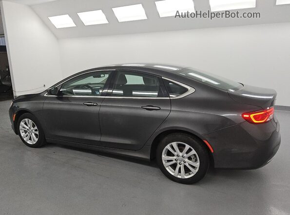 1C3CCCAB1GN109509 2016 CHRYSLER 200 Серый Задняя левая четверть