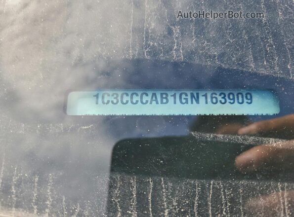 1C3CCCAB1GN163909 2016 CHRYSLER 200 Серый Вид подкапотного пространства