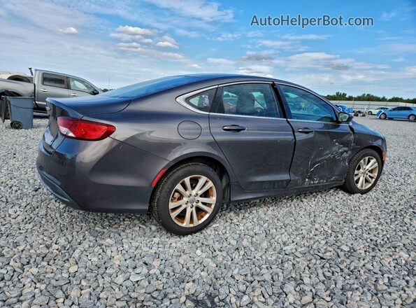 1C3CCCAB1GN163909 2016 CHRYSLER 200 Серый Задняя правая четверть