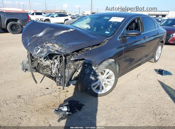 1C3CCCAB4HN505094 2017 CHRYSLER 200 Серый Передняя левая четверть