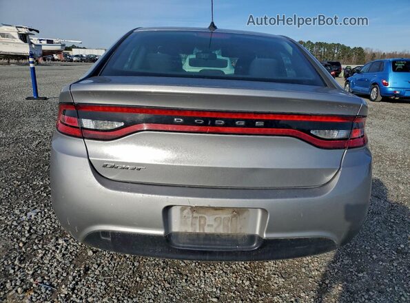 1C3CDFAA0GD679741 2016 DODGE DART Silver Rear view