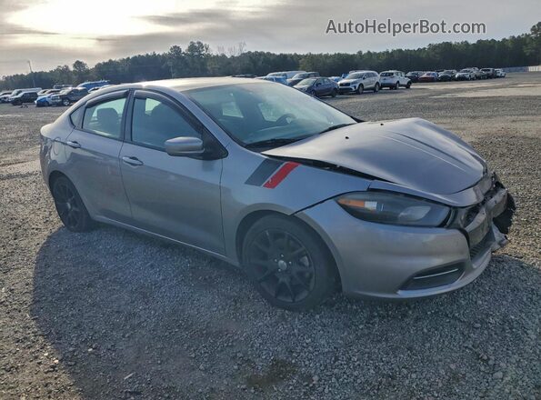 1C3CDFAA0GD679741 2016 DODGE DART Silver Front right