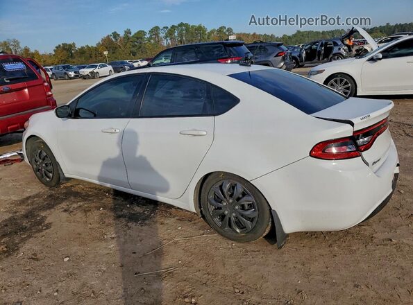 1C3CDFAA8GD644218 2016 DODGE DART White Rear left