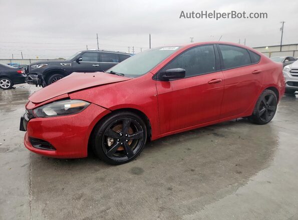 1C3CDFBB8GD539556 2016 DODGE DART Red Front left